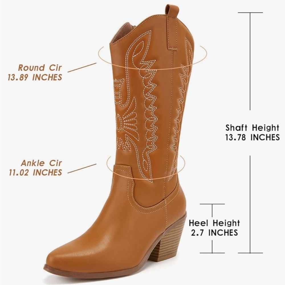 Embroidered Cowboy Boots / Rodeo Ready - Picture 2 of 6